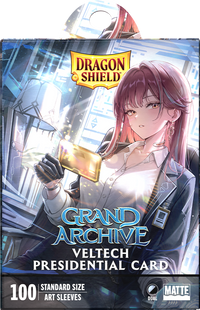 DRAGON SHIELD SLEEVES GRAND ARCHIVE VELTECH PRESIDENTIAL CARD (Pre-Order)