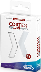 UG SLEEVES CORTEX JAPANESE SIZE MATTE WHITE 60CT (Special Order)