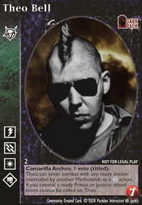 VAMPIRE: THE ETERNAL STRUGGLE SLEEVES BELL (Special Order)