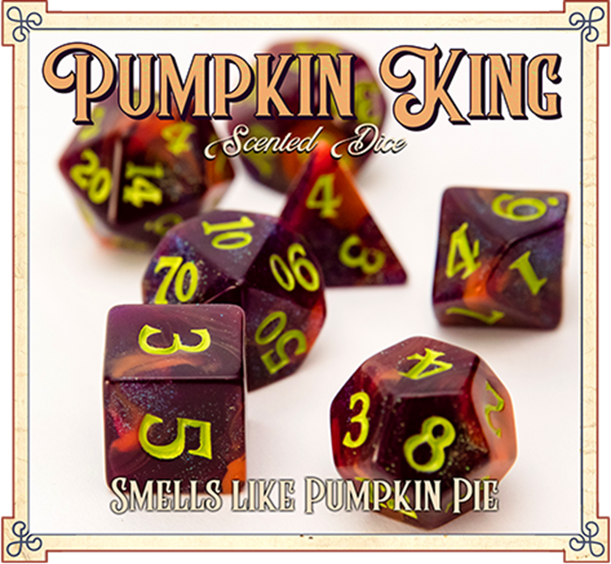 SCENTED DICE PUMPKIN KING (Pre-Order)