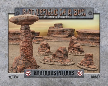 BATTLEFIELD IN A BOX: BADLANDS PILLARS - MARS (Pre-Order)
