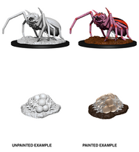 DND UNPAINTED MINIS WV12 GIANT SPIDER/EGG CLUTCH (Special Order)