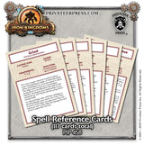 IRON KINGDOMS RPG SPELL REFERENCE CARD DECK 5E (Special Order)