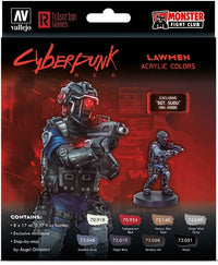 VALLEJO COLOR: CYBERPUNK RED LAWMEN SGT. SUOU (Special Order)