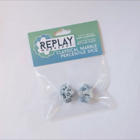 REPLAY WORKSHOP CLASSIC MARBLE RECYCLED PERCENTILE DICE (Special Order)