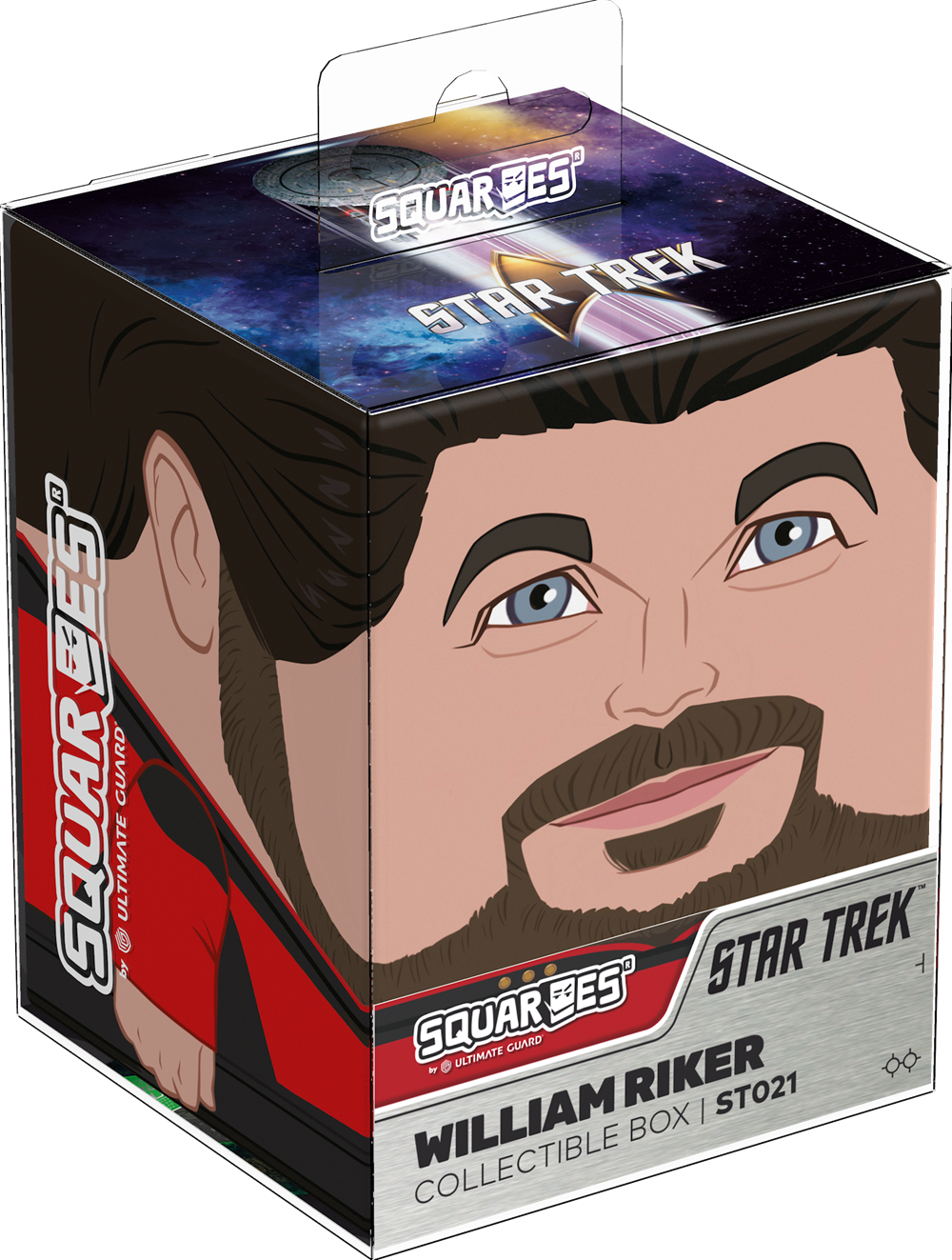 SQUAROES STAR TREK: THE NEXT GENERATION WV1 WILLIAM RIKER (Pre-Order)