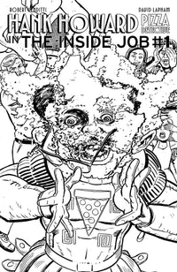 HANK HOWARD, PIZZA DETECTIVE: THE INSIDE JOB #1 (OF 1) CVR B DAVID LAPHAM CRONENBERG HOMAGE VAR (Special Order)