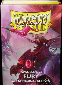 DRAGON SHIELD SLEEVES DUAL JAPANESE MATTE FURY (Special Order)