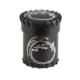 LEATHER DICE CUP: DRAGON BLACK (Special Order)