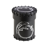LEATHER DICE CUP: DRAGON BLACK (Special Order)