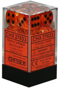 VORTEX 12D6 ORANGE/BLACK 16MM (Special Order)
