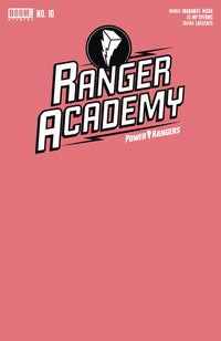RANGER ACADEMY #10 CVR B PINK BLANK SKETCH VAR (Special Order)