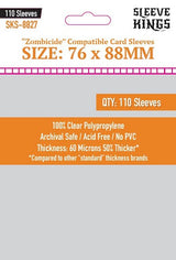SK 'ZOMBICIDE COMPATIBLE' SLEEVES 76MM X 88MM (Special Order)