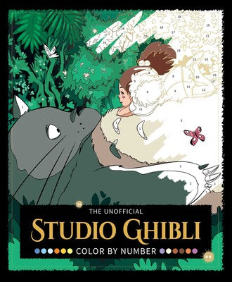 UNOFFICIAL STUDIO GHIBLI COLOR BY NUMBER BOOK (Pre-Order)