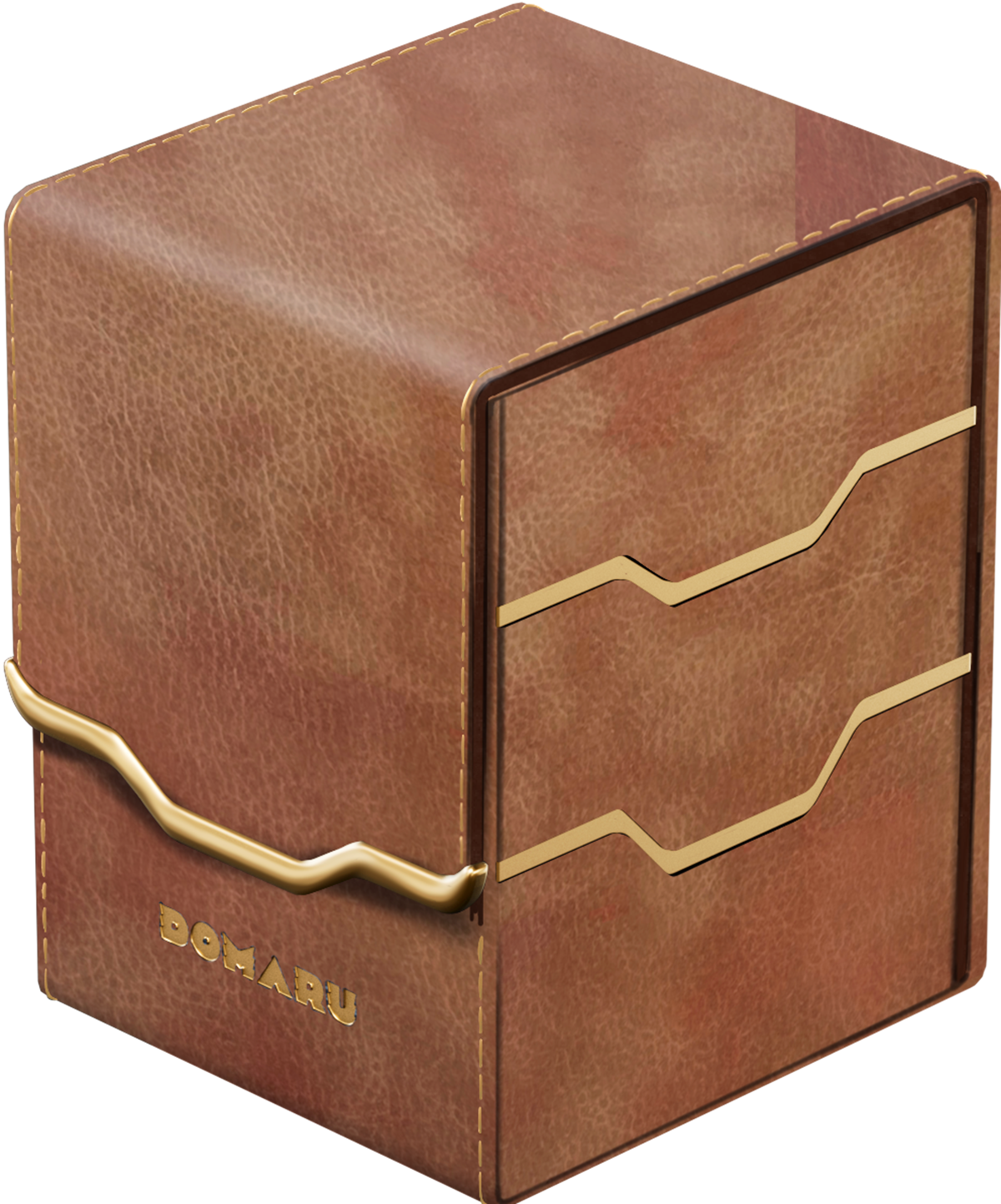 GATHERERS TAVERN ARMORY VERTEX 100+ DOMARU DECK BOX - CHESTNUT (Pre-Order)
