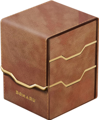 GATHERERS TAVERN ARMORY VERTEX 100+ DOMARU DECK BOX - CHESTNUT (Pre-Order)