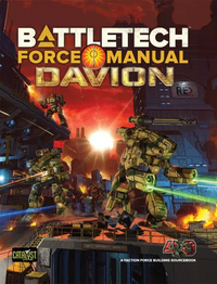 BATTLETECH FORCE MANUAL: HOUSE DAVION HC (Special Order)