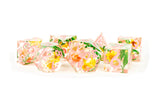 RESIN 7 DICE SET SHARP EDGE CHRYSANTHEMUM W/ PINK (Special Order)