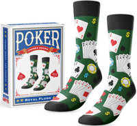 POKER SOCKS 6PC CDU (Special Order)