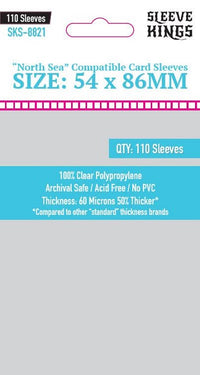 SK 'NORTH SEA COMPATIBLE' SLEEVES 54MM X 86MM (Special Order)