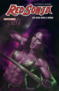 RED SONJA: SHE-DEVIL WITH A SWORD #5 CVR K FOC BONUS LUCIO PARRILLO ULTRAVIOLET VAR (Special Order)