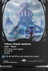 GATHERERS TAVERN MTG EDGE OF ETERNITIES SLABS UTHROS, TITANIC GODCORE SLAB STANDEE (Special Order)