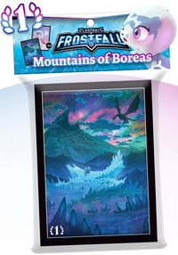 ELESTRALS CARD SLEEVES FROSTFALL MOUNTAINS OF BOREAS (Special Order)