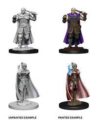 DND UNPAINTED MINIS WV8 HUMAN RANGER & MOON ELF (Special Order)