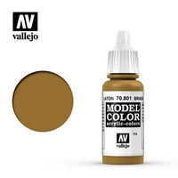 VALLEJO: MODEL COLOR BRASS (17ML) (Special Order)