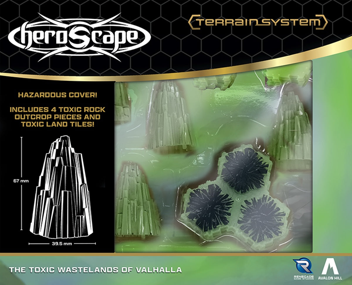 HEROSCAPE TOXIC WASTELANDS OF VALHALLA TERRAIN EXPANSION (Pre-Order)