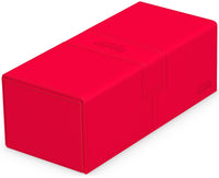 UG TWIN FLIP N TRAY DECK CASE MONOCOLOR RED 266+ (Special Order)