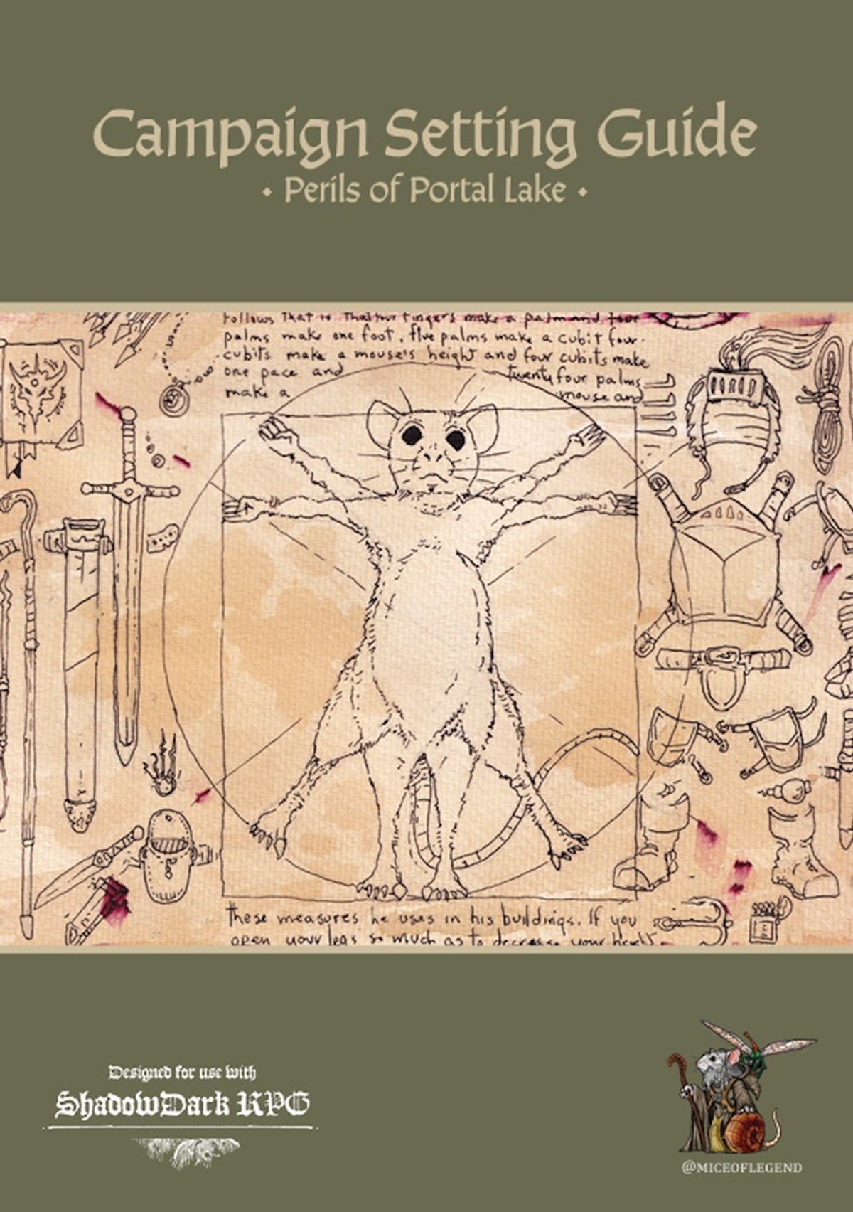 MICE OF LEGEND: PERILS OF PORTAL LAKE - CAMPAIGN SETTING GUIDE (Pre-Order)