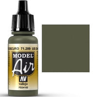 VALLEJO: MODEL AIR US DARK GREEN (17ML) (Special Order)