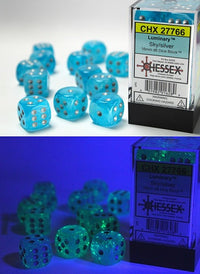 LUMINARY 12D6 SKY W/SILVER 16MM (Special Order)