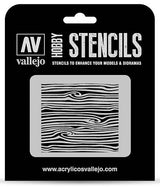 VALLEJO: HOBBY STENCIL WOOD TEXTURE #2 (Special Order)