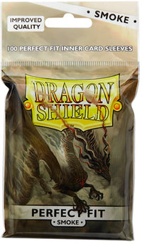 DRAGON SHIELD SLEEVES PERFECT FIT CLEAR/SMOKE 100CT (Special Order)