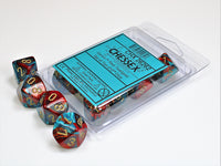 GEMINI 10D10 RED-TEAL/GOLD (Special Order)