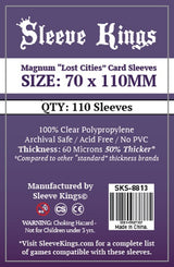 SK MAGNUM 'LOST CITIES' SLEEVES 70MM X 110MM 110CT (Special Order)