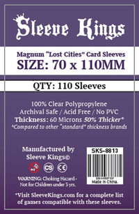 SK MAGNUM 'LOST CITIES' SLEEVES 70MM X 110MM (Special Order)