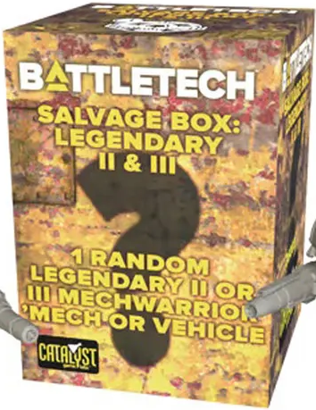 BATTLETECH SALVAGE BOX LEGENDARY II & III 9CT POP (Pre-Order)