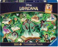 DISNEY LORCANA GLIMMERS OF THE REALM: EMERALD 1000 PIECE PUZZLE (Special Order)