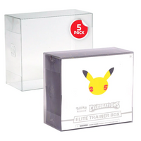 ER POKEMON ETB ELITE TRAINER BOX PET PROTECTOR 0.50MM 5PK (Special Order)
