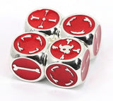 BRUTE FORCE FUDGE DICE - PLATINUM RUBY (Special Order)