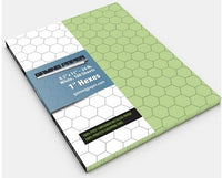 GAMING PAPER: SINGLES GREEN 1" HEXES (Special Order)