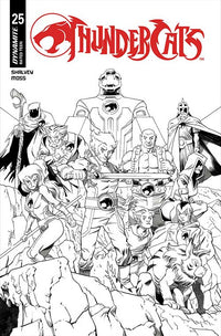 THUNDERCATS #25 CVR L FOC BONUS DECLAN SHALVEY LINE ART VAR (Special Order)