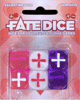 FATE CORE DICE: VALENTINE DICE (Special Order)