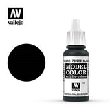 VALLEJO: MODEL COLOR MATT BLACK (17ML) (Special Order)