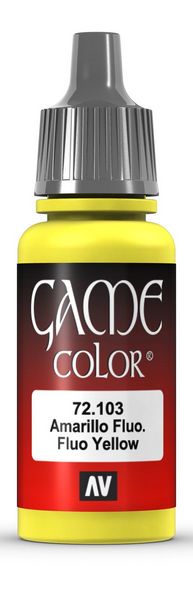 VALLEJO: GAME COLOR FLUO YELLOW 18ML (Special Order)