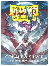DRAGON SHIELD SLEEVES COBALT/SILVER (Special Order)