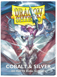 DRAGON SHIELD SLEEVES COBALT/SILVER (Special Order)